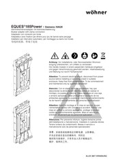 Wöhner EQUES 185 Power Manual De Instrucciones