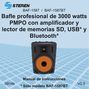 Steren BAF-1587 Manual De Instrucciones