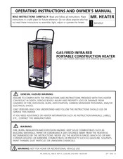 Mr. Heater MH125LP Instrucciones De Uso Y Manual Del Usuario