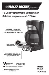 BLACK&DECKER Home CM2070B Manual De Instrucciones