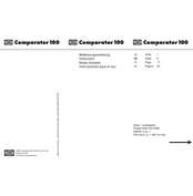 JOBO Comparator 100 Instrucciones Para El Uso