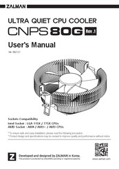 ZALMAN CNPS80G Manual De Usuario