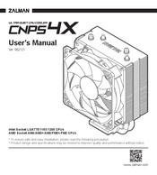 ZALMAN CNPS4X RGB Manual De Usuario