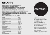 Sharp CS-2635RH Manual De Manejo