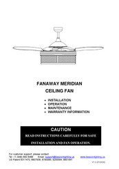 Fanaway MERIDIAN Manual De Instrucciones