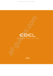 Ebel 1911 1203475 Manual De Instrucciones