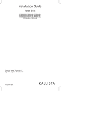 KALLISTA P70033-00 Guia De Instalacion