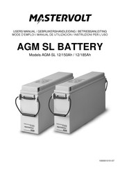 Mastervolt AGM-SL 12/150Ah Manual De Utilización