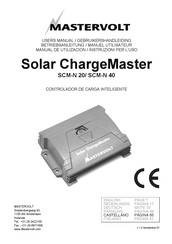 Mastervolt Solar ChargeMaster SCM-N 40 Manual De Utilización