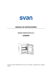 Svan SVR040N Manual De Instrucciones