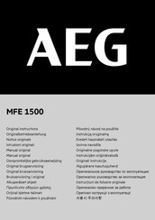 AEG MFE 1500 Manual Original