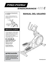 Pro-Form ENDURANCE 420 E Manual Del Usuario