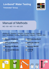 Lovibond MD110 Manual De Instrucciones