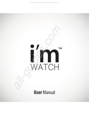 i'm Watch i'm Tech Carbonium Manual De Instrucciones