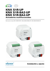 elsner elektronik KNX S1R-BA2-UP Instalacion Y Ajuste