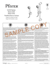 Pfister LG16-300B Manual De Instrucciones