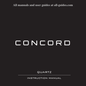 CONCORD Quartz Manual De Instrucciones