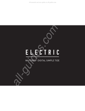 Electric ED01-T Manual De Instrucciones