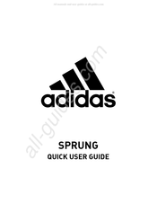 Adidas SPRUNG BASIC Manual De Instrucciones