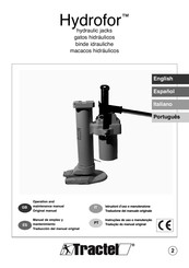 Tractel Hydrofor H 5 Manual Del Usuario