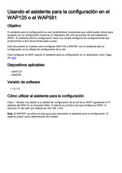 Cisco WAP125 Guía De Configuración