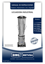 BIMG METVISA LQ.8 Manual De Instrucciones