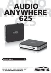 Marmitek AUDIO ANYWHERE 625 Modo De Empleo