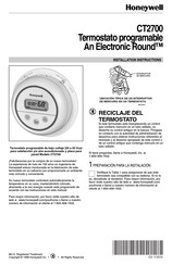 Honeywell Electronic Round CT2700 Instrucciones De Instalación