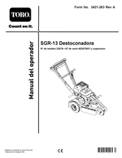 Toro SGR-13 Manual Del Operador