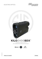 Sig Sauer KILO2400BDX Guia De Inicio Rapido