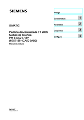 Siemens 6ES7138-4CA50-0AB0 Manual De Producto