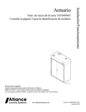 Alliance Laundry Systems STGC6EDG45 Instalación/Funcionamiento