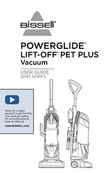 Bissell POWERGLIDE LIFT-OFF PET PLUS 2043 Serie Guía Del Usario