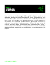 Razer Seirēn Manual Del Usuario