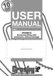 Crosby IP IPHNM10 Manual Del Usuario