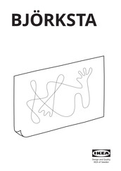 IKEA BJÖRKSTA Manual De Instrucciones