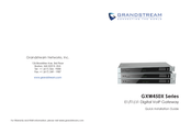 Grandstream GXW450X Serie Guía De Instalación Rápida