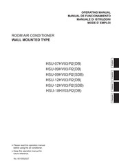 Haier HSU-09HV03/R2DB Manual De Funcionamiento