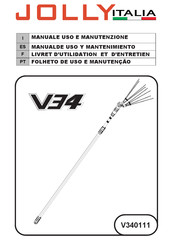 Jolly V340111 Manual De Uso Y Mantenimiento