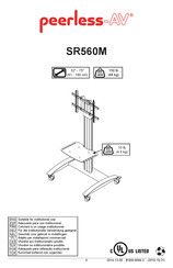 peerless-AV SR560M Manual Del Usuario