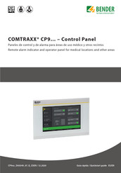 Bender COMTRAXX CP9 Serie Guía Rápida