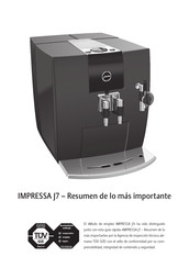 Jura IMPRESSA J7 Manual De Instrucciones