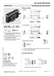 Leuze electronic 50122456 Manual Del Usuario