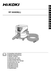 HIKOKI RP 3608DB(L) Instrucciones De Manejo