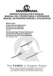 Maruyama QC-HTR Manual Del Propietario U Operador