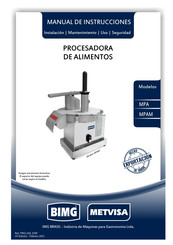 METVISA BIMG MPAM220M504 Manual De Instrucciones