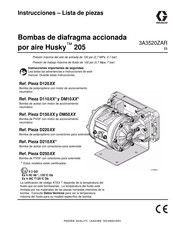 Graco Husky 205 Instrucciones - Lista De Piezas