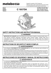 Metabo HPT C 1807DA Manual De Instrucciones Y Seguridad