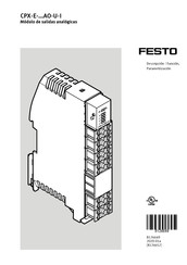 Festo CPX-E-AO-U-I Serie Manual Del Usuario