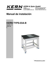 KERN TYPS-03A-B Manual De Instalación